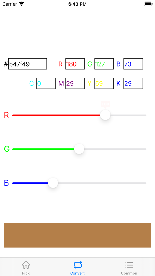 #2. Color Tools - RGB, CMYK, HSV (iOS) 由: Shanghai Yuanhao Information Technology Co., Ltd.