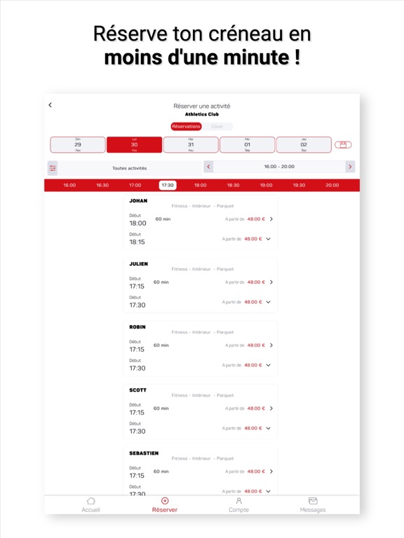 Screenshot #6 pour Athletics Club