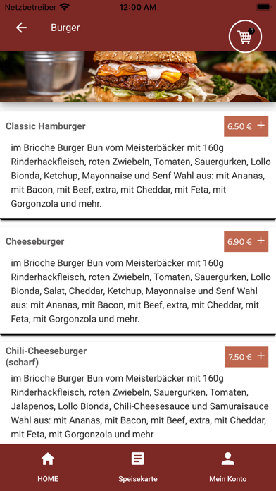 Bill's Burger Screenshot