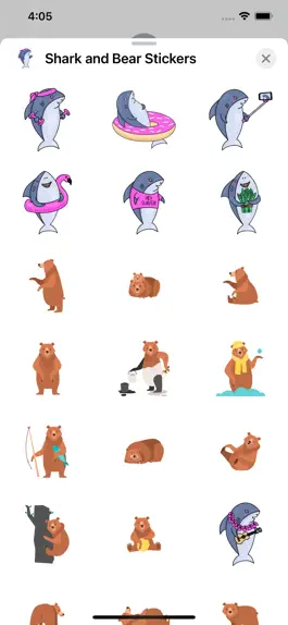 Game screenshot Happy Shark and Bear emoji mod apk