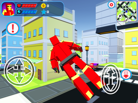 Pixel Superhero Block City Warのおすすめ画像1