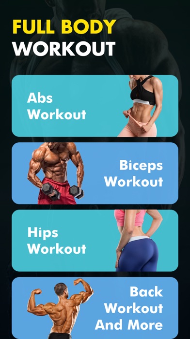Gym Workout My Fitness Planner Screenshot
