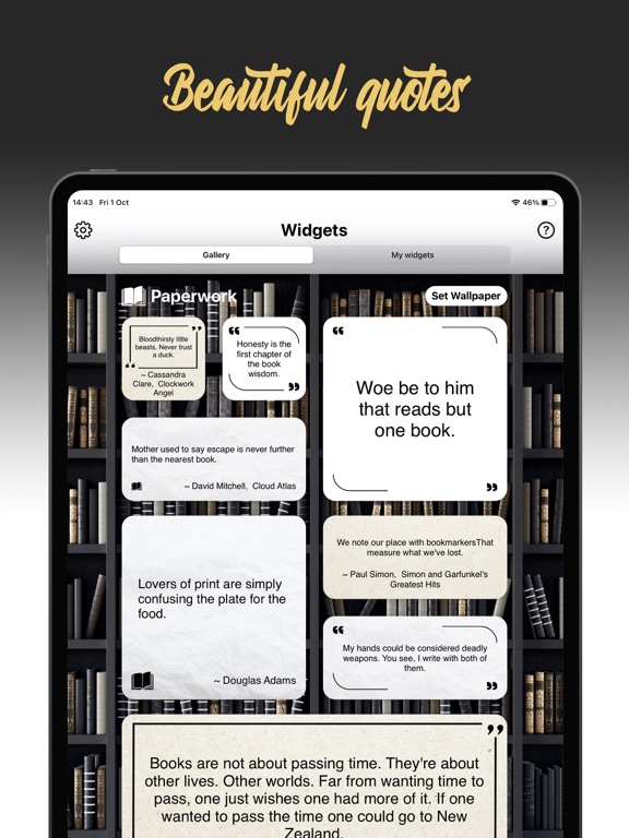 Screenshot #5 pour Live Widgets for iPad