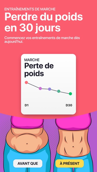 Screenshot #1 pour Marche Exercice: Compteur Pas