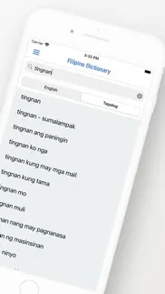 filipino dictionary + iphone screenshot 2