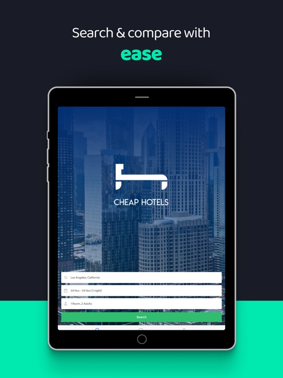 Cheap Hotels・Hotel Deals iPad screenshot 2 - Travel app