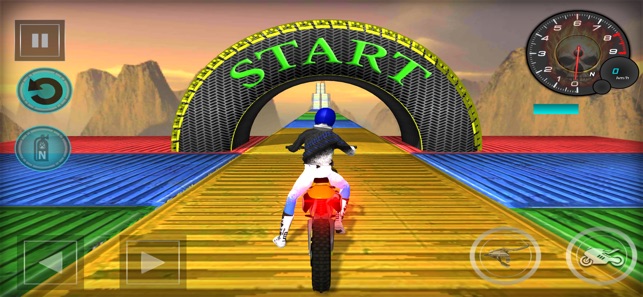 Mega Ramp Bike Stunts Sim