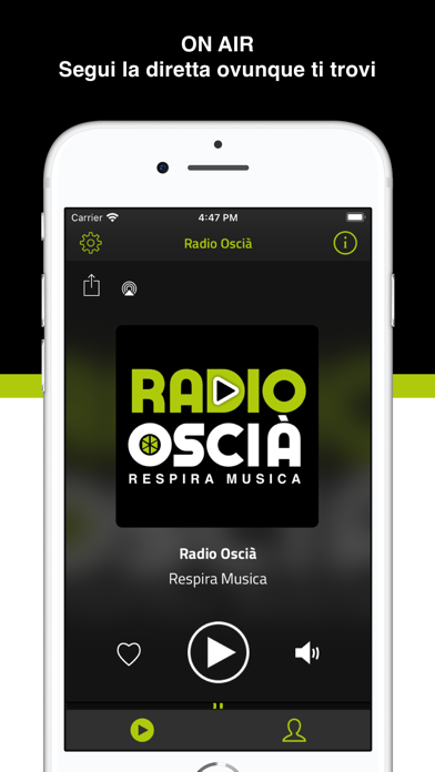 Radio Oscià Screenshot
