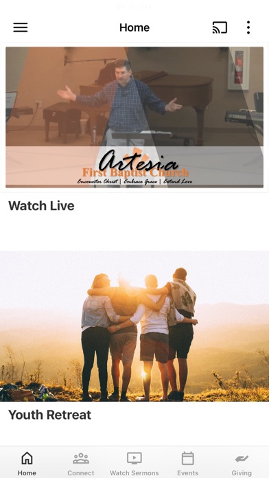 First Baptist Church Artesia Screenshot
