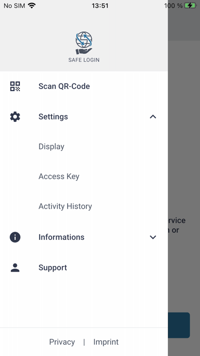 Screenshot 2 of Secure Login to Web Services App