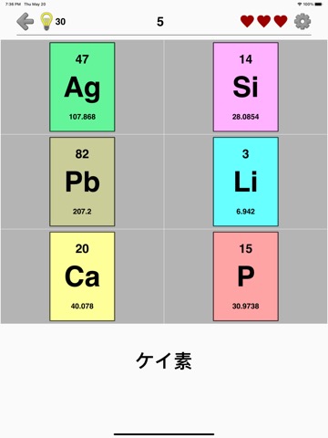 化学元素と周期表 : 最高の無機化学クイズのおすすめ画像3