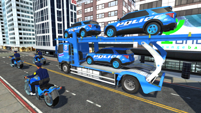 Police Truck Car Transport Screenshot