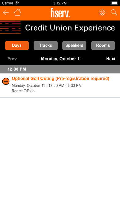 Fiserv Events screenshot 2