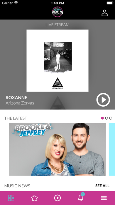 PARTY 96.3 Screenshot
