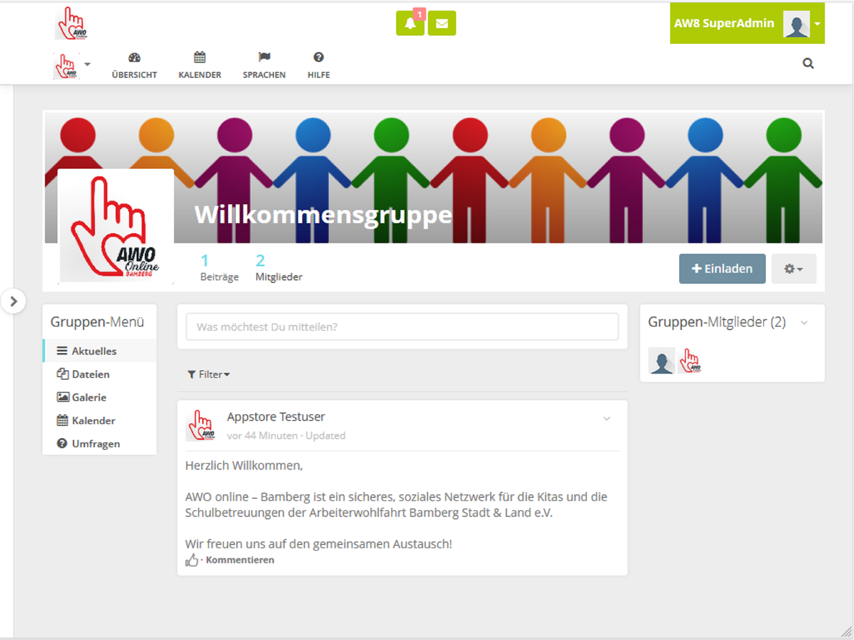 AWO online - Bamberg screenshot 5