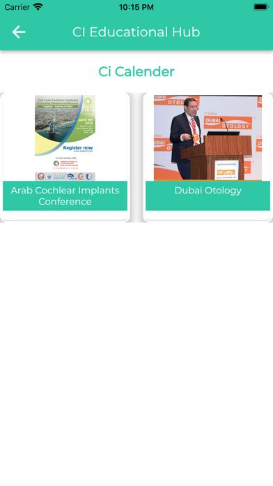 CI Educational Hub Screenshot