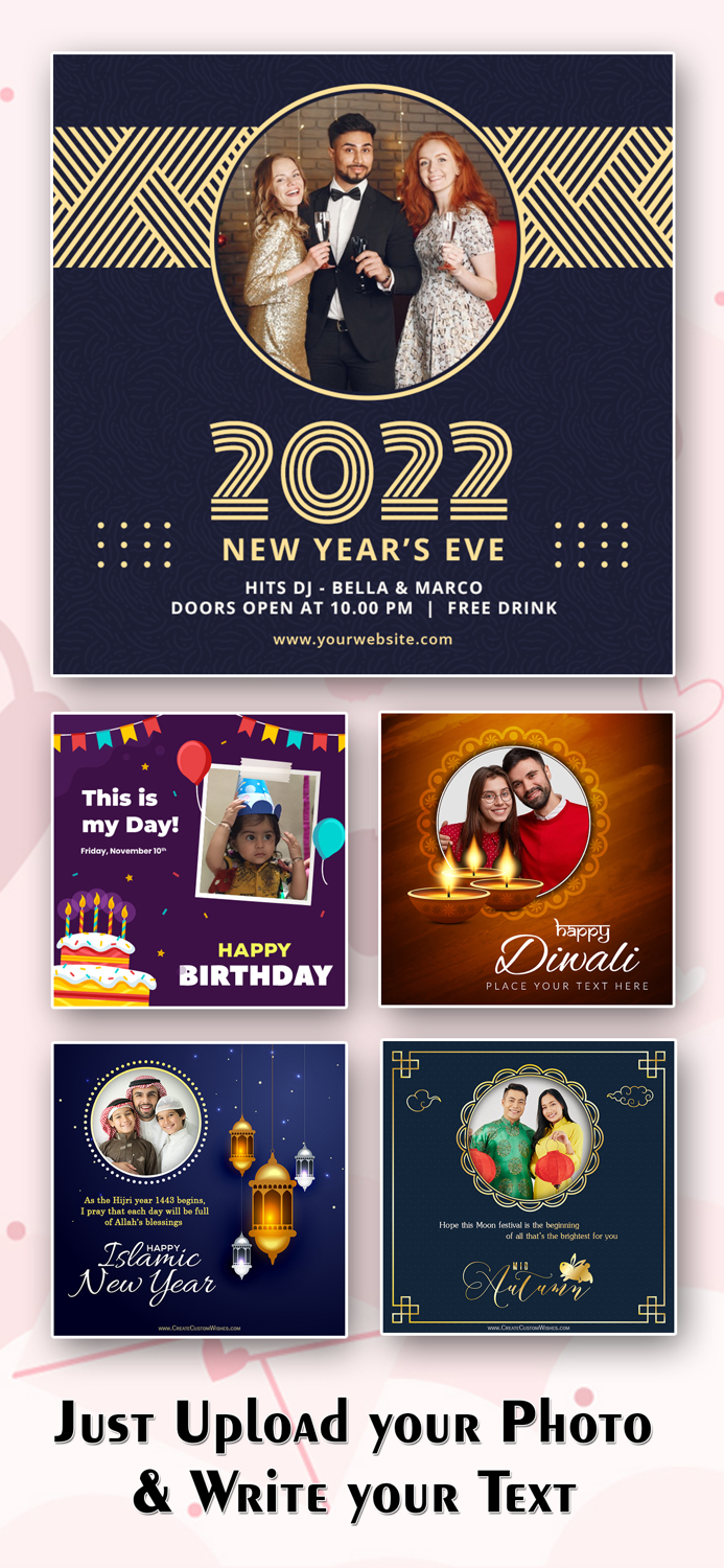 Create Greeting and Wishes Image