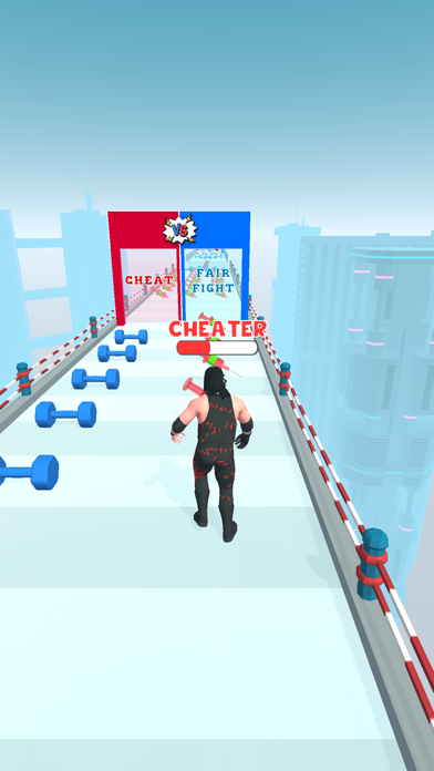 Wrestling Runner! Screenshot