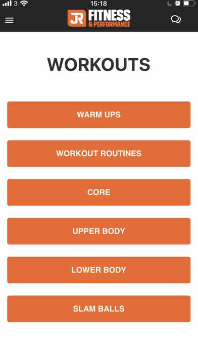 JR Fitness & Performance Screenshot
