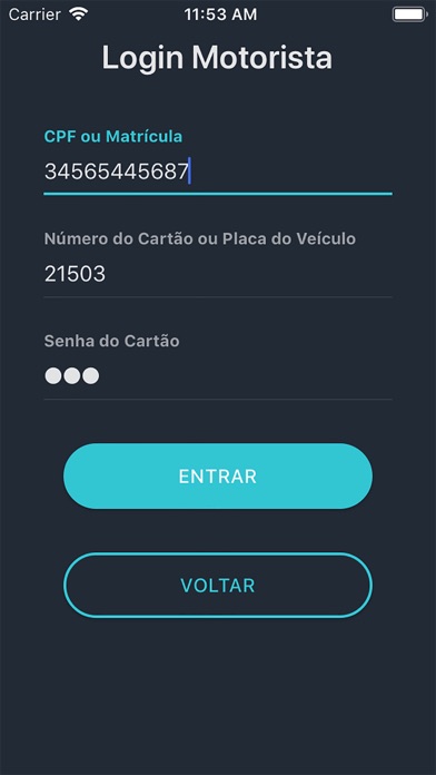 SICOMBUS Motorista Screenshot