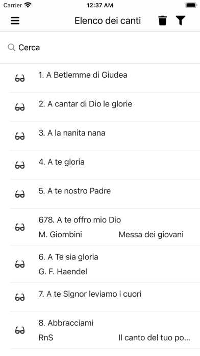 Canti Liturgici per la Messa Screenshot