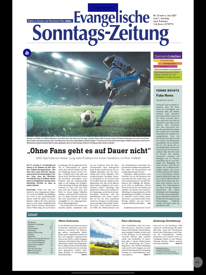 Evangelische Sonntags Zeitung