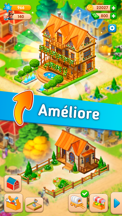 Screenshot #2 pour Homesteads: Jeu Ferme