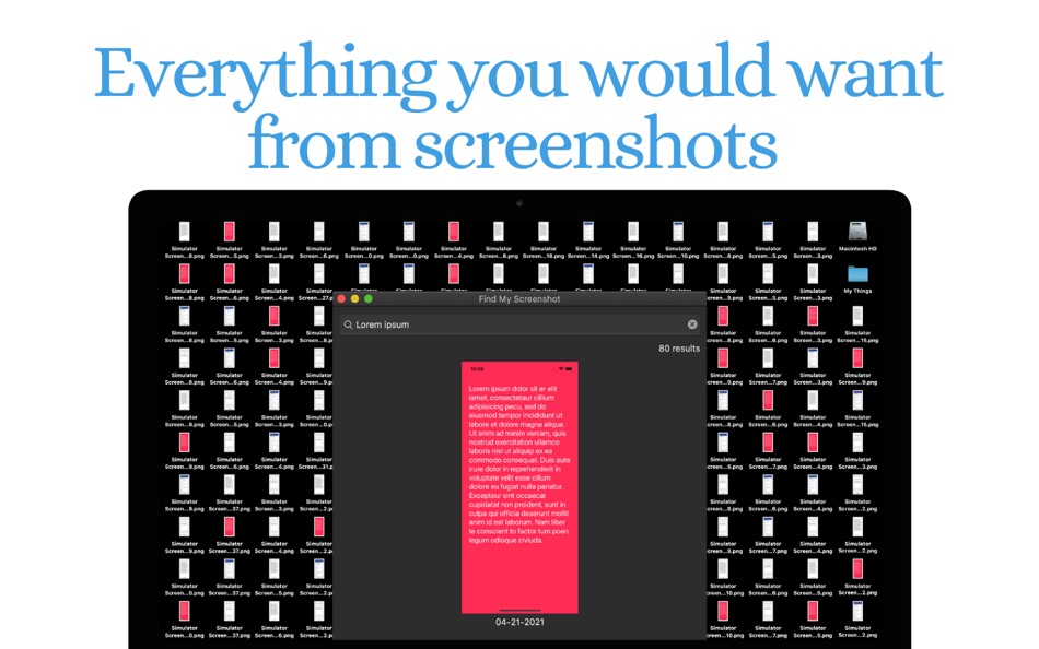 #1. Find My Screenshot (macOS) 由: Adish Padhani