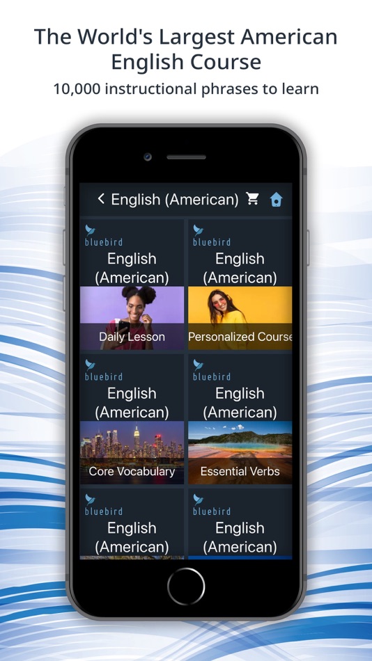 #7. Bluebird: Learn US English (iOS) 由: Pronunciator LLC