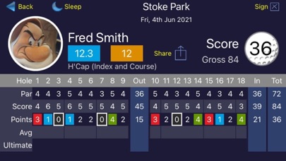 GolfCardLive Screenshot