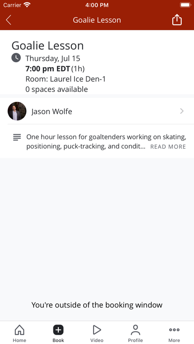 Wolfe Hockey Development Screenshot