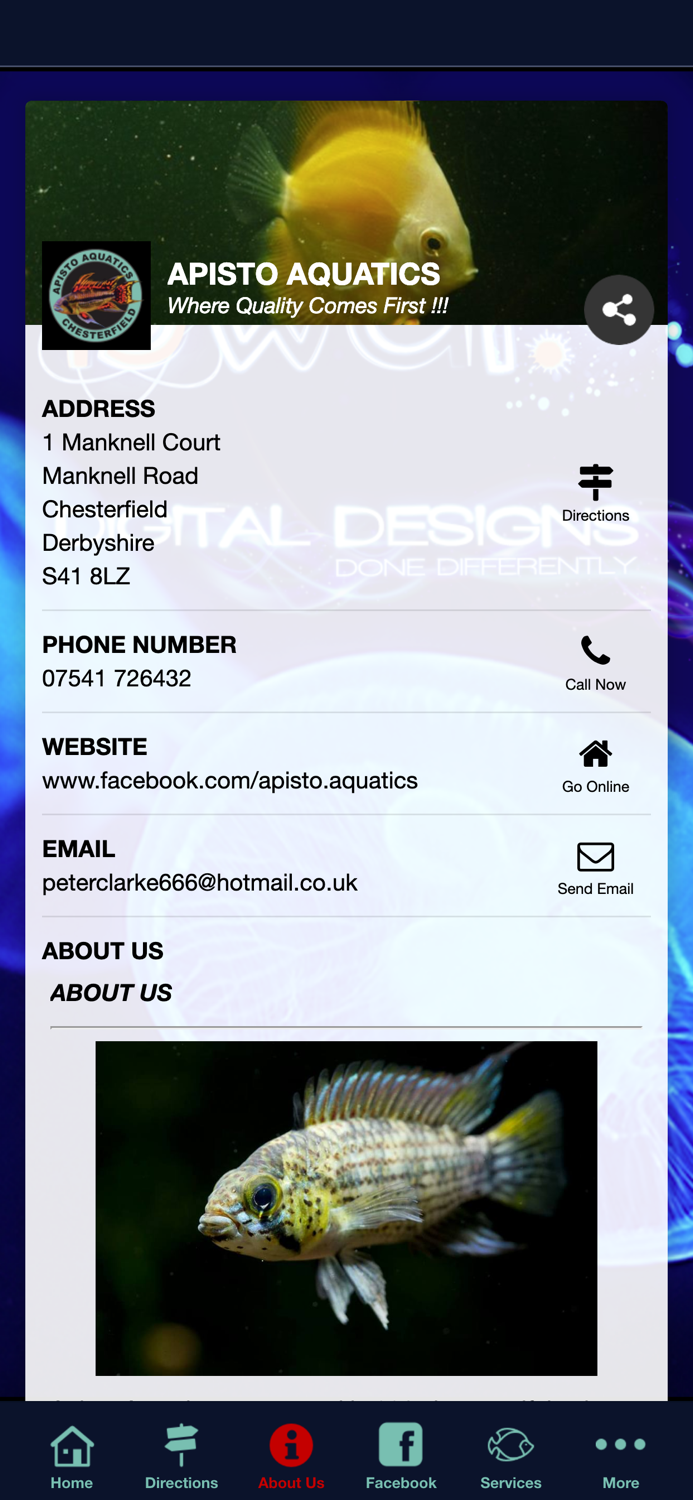 Apisto Aquatics App