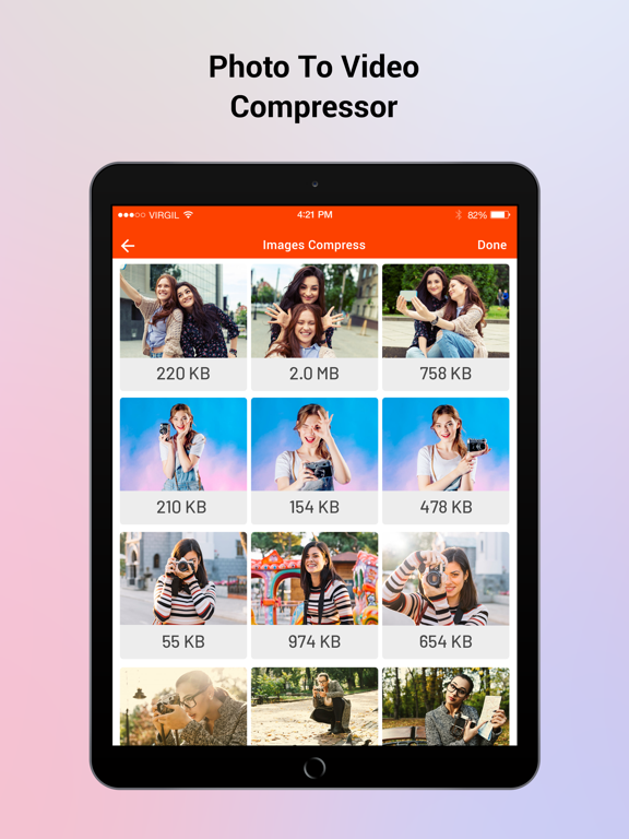Screenshot #5 pour Shrink & Resize Images & Video