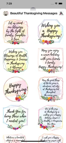 Game screenshot Beautiful Thanksgiving Message apk