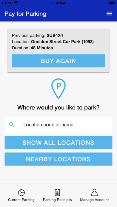 ECPparkbuddy Screenshot