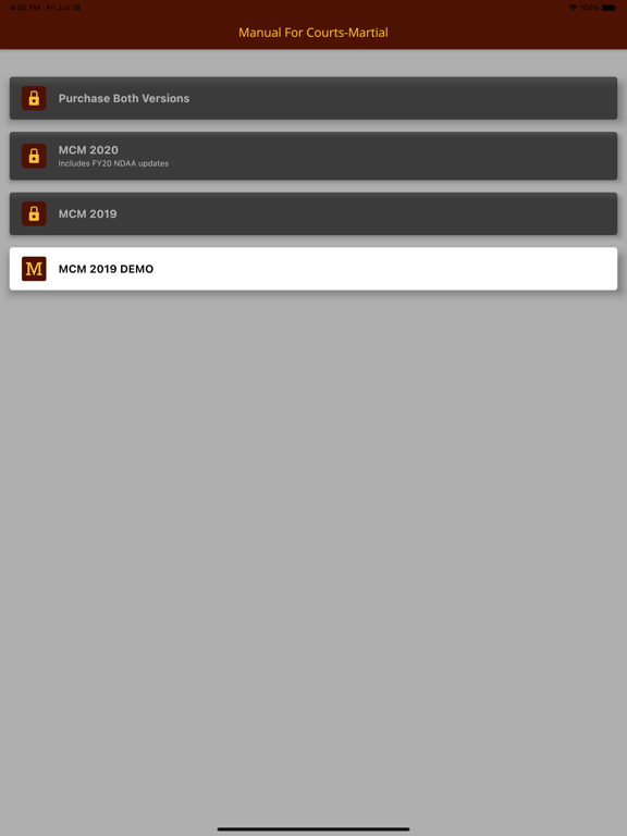 Screenshot #4 pour Manual for Courts-Martial
