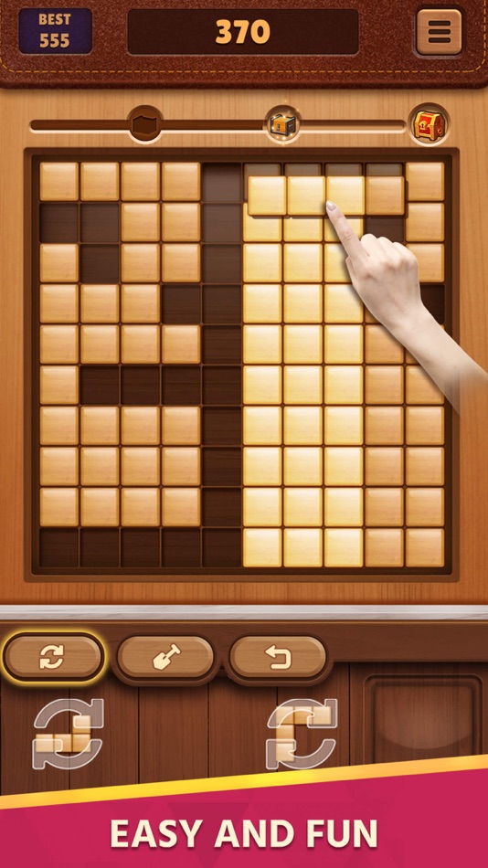 #1. Wood Block Puzzle Challenge (iOS) 由: Palmax Group Limited