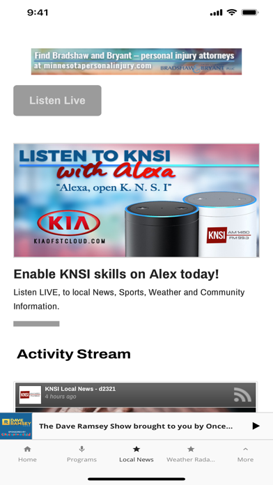 KNSI Radio AM 1450 & FM 99.3 Screenshot