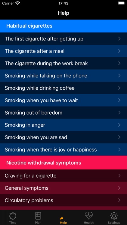 My last Cigarette Timer