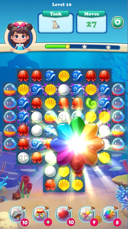 Fish Match 3-Puzzle Game