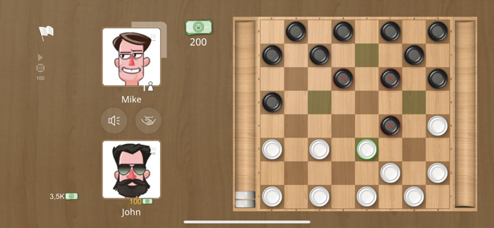 Checkers Online Game