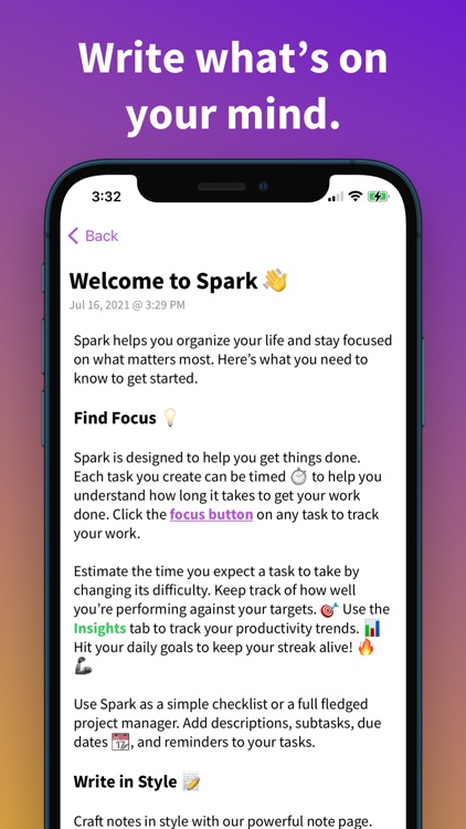 Spark: Focused Work screenshot-8