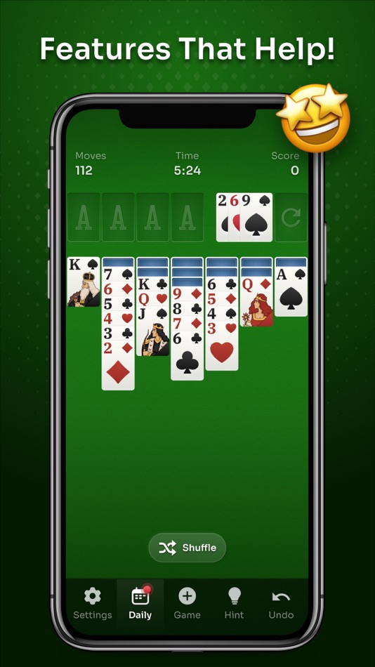 #3. Solitaire ⊛ (iOS) 由: Moonfrog
