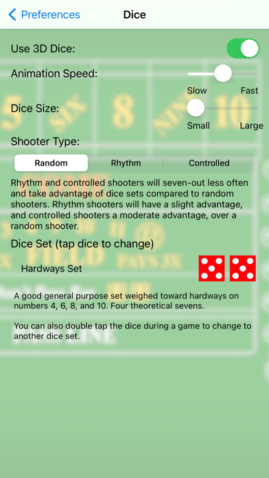 Craps Deluxe screenshot1