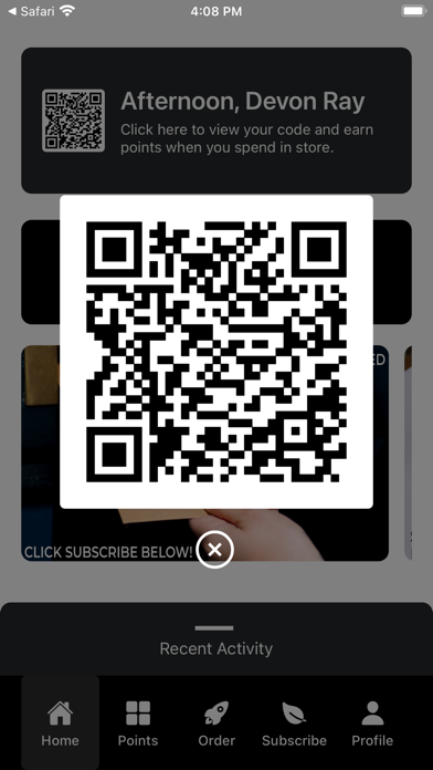 Crosby Coffee Screenshot