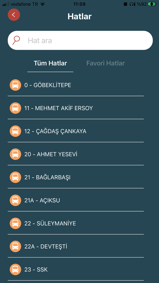 #5. Urfa Ulaşım (iOS) 由: Şanlı Urfa Büyük Şehir Belediyesi