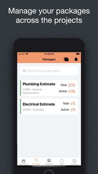 InStock - Procurement Tracking Screenshot