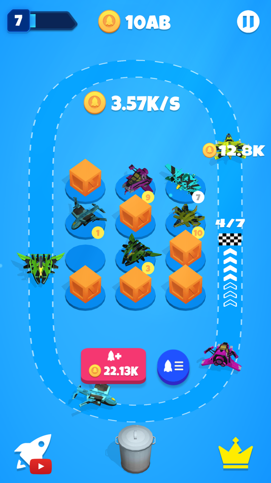 #4. Planes Merge Race (iOS) Podle: Phuong Ta