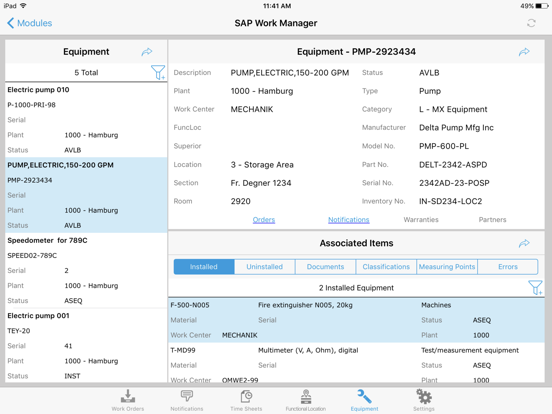 Screenshot #6 pour SAP Work Manager