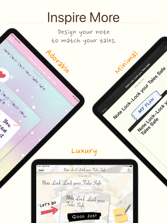 Note Lock  Keep your secret